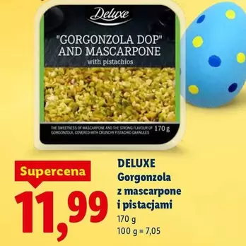 Gorgonzola z mascarpone i pistacjami