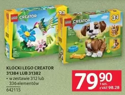Lego - KLOCKI LEGO CREATOR 31384 LUB 31382