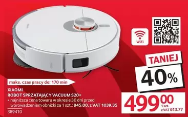 Xiaomi - ROBOT SPRZĄTAJĄCY VACUUM S20+
