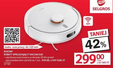 Xiaomi - ROBOT SPRZĄTAJĄCY VACUM 520