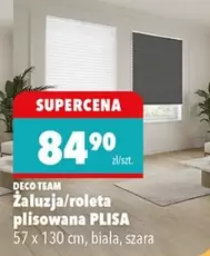 Team - Żaluzja/roleta plisowana PLISA