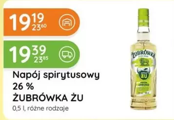 Apple - Napój spirytusowy ŻUBRÓWKA ŻU