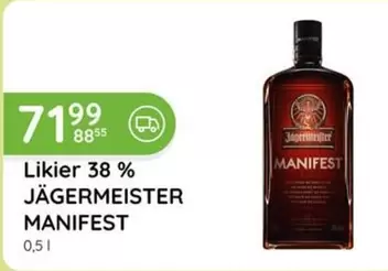 Jagermeister - LIKIER 38 % JÄGERMEISTER MANIFEST