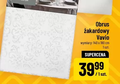 Obrus żakardowy