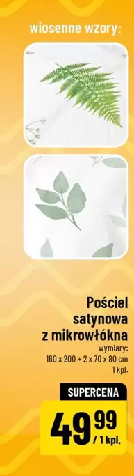 Pościel satynowa z mikrowłókna