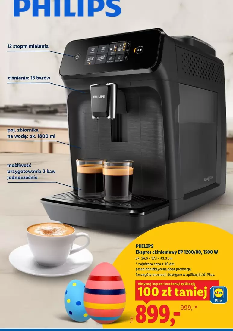 Philips - Espresso automatyczne EP1220/00, EP1224/00, EP2221/40