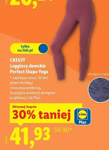 Perfect - Legginsy damskie  Shape Yoga