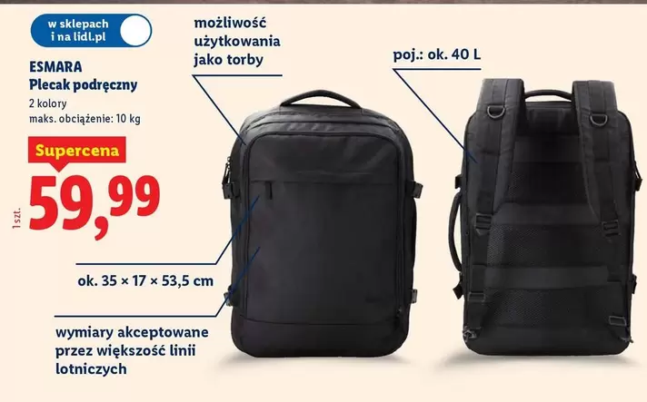 Ok - Plecak podręczny