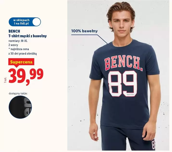 T-Shirt - T-shirt męski z bawełny