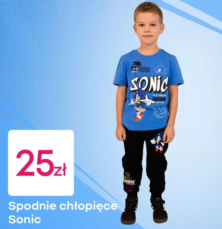 Sonic - Spodnie chłopięce