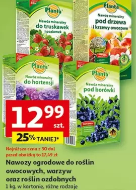 Nawozy ogrodowe do roślin owocowych, warzyw oraz roślin ozdobnych