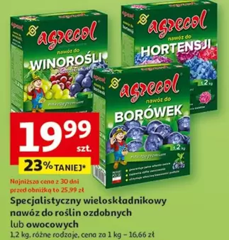 nawóz do WINOROŚLI, HORTENSJI, BORÓWEK