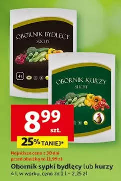 Obornik sypki bydlęcy lub kurzy