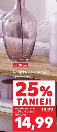 Gałązka dekoracyjno z pisankami