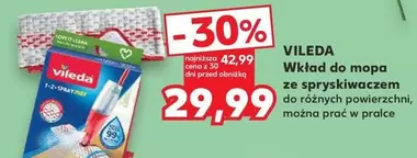 Vileda - Wkład do mopa ze spryskiwaczem