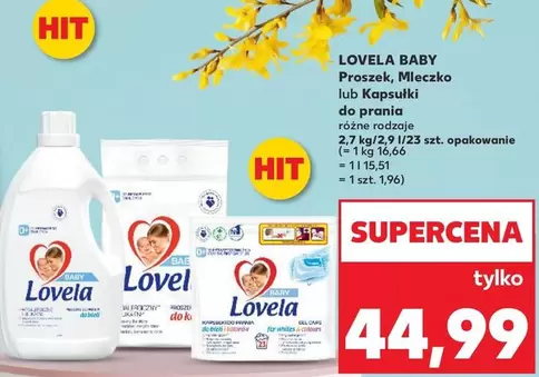 Baby - Proszek, Mleczko lub Kapsułki do prania