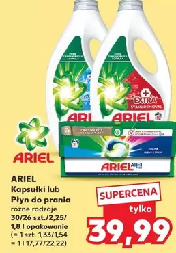 Kapsułki lub Płyn do prania