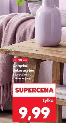 Gałązka dekoracyjna z jajeczkiem i różne kolory