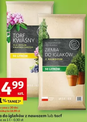 Ph - Torf Kwaśny lub Ziemia do iglaków z nawozem