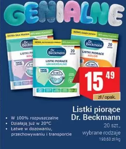 Kolor - Listki piorące