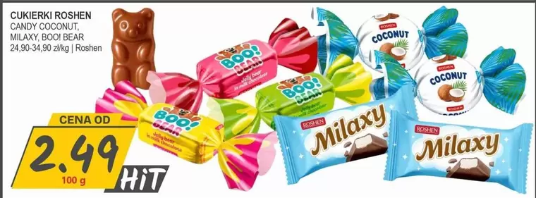 Boo - CUKIERKI ROSHEN CANDY COCONUT MLAXY BOOF BEAR