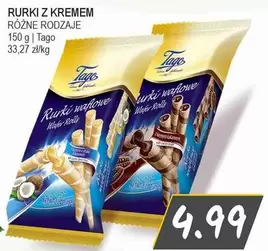 RURKI Z KREMEM RÓŻNE RODZAJE