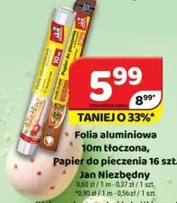 Folia aluminiowa, Papier do pieczenia