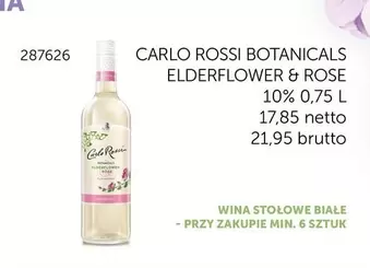 Carlo Rossi - BOTANICALS ELDERFLOWER & ROSE
