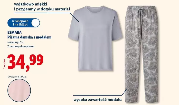 Pižama damska z modalem