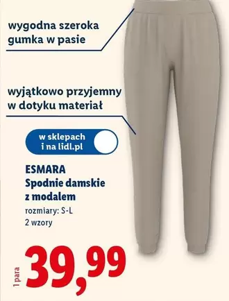 Spodnie damskie z modalem