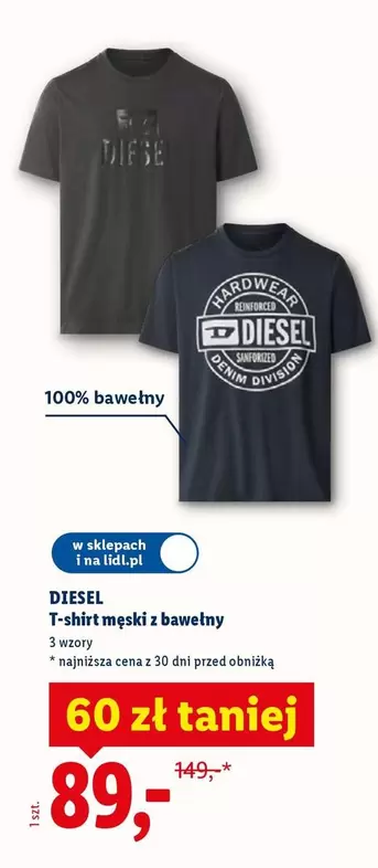 T-Shirt - T-shirt męski z bawełny
