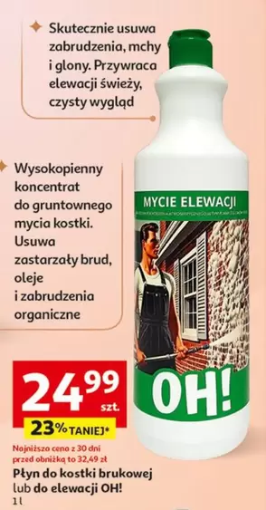 Płyn do kostki brukowej lub do elewacji