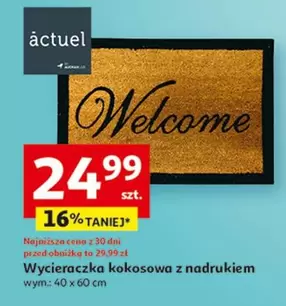 Wycieraczka kokosowa z nadrukiem