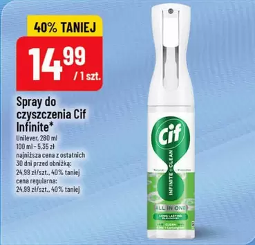 Infinite - Spray do czyszczenia Cif