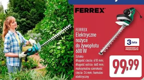 Mm - Elektryczne nożyce do żywopłotu