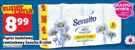 Rolex - Papier toaletowy rumiankowy 8 rolek