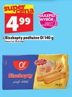 Biszkopty podłużne