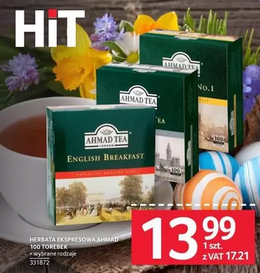 Ea - HERBATA EKSPRESOWA AHMAD 100 TOREBEK