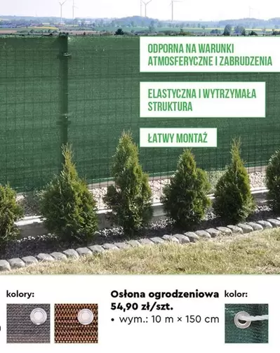Kolor - Osłona ogrodzeniowa