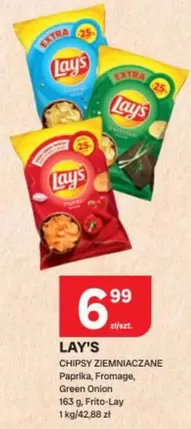 Lay'S - CHIPSY ZIEMNIACZANE Papryka, Fromage, Green Onion
