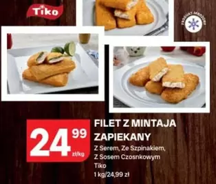 Filet z Mintaja Zapiekany