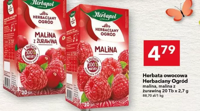 Herbata owocowa Herbaciany Ogród malina z żurawiną