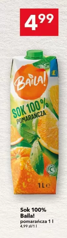 Sok 100% Pomarańcza