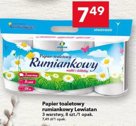 Papier toaletowy RUMIANEK LEWIATAN