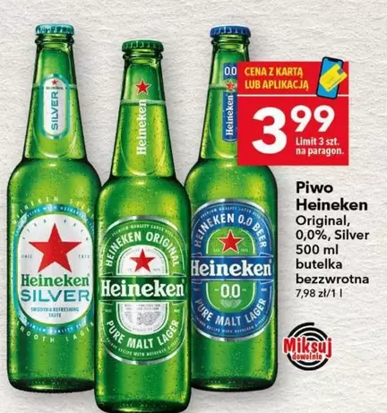 Piwo Original, 0,0%, Silver