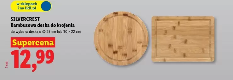 Silvercrest - Bambusowa deska do krojenia
