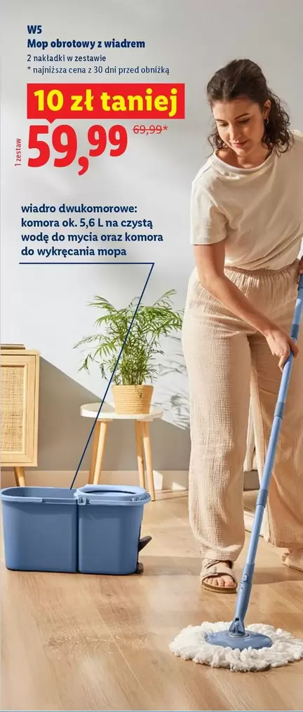 Ok - Mop obrotowy z wiadrem