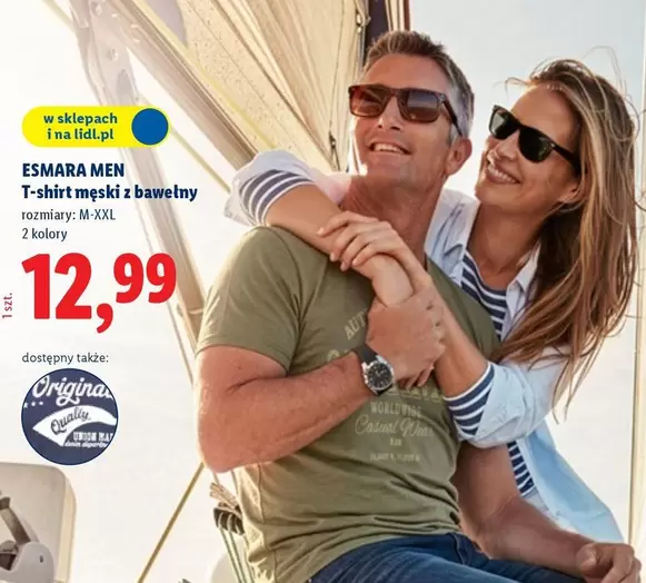 T-Shirt - T-shirt męski z bawełny