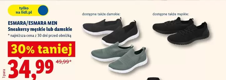 Sneakersy męskie lub damskie
