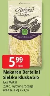 Makaron Bartolini Sielska Kluska bio